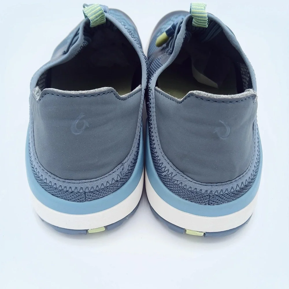 OluKai Miki Trainer Shoes Womens Size 9 Wide EU‎ 39 Blue Navy Teal Running Mesh